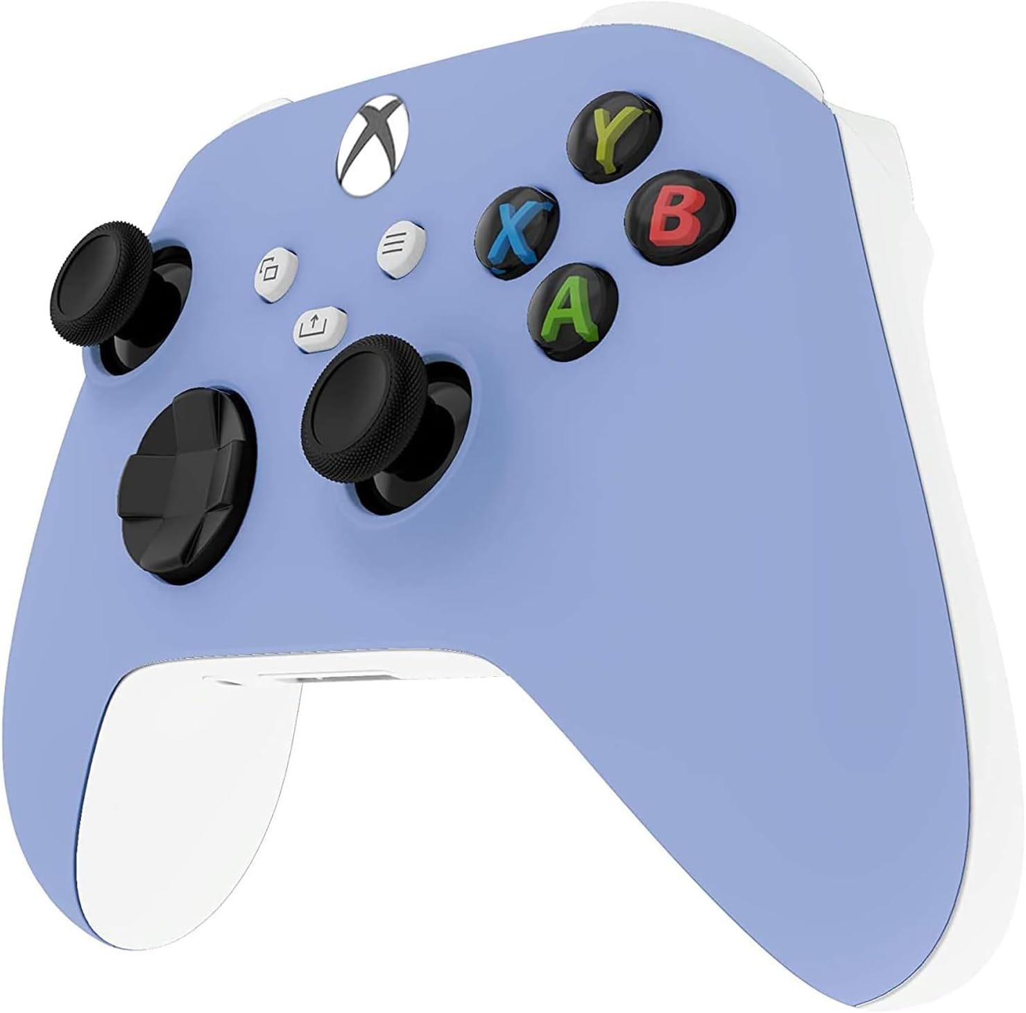 Custom Controllerzz Wireless Controller for Microsoft Xbox Series X/S & Xbox One - Soft Touch Feel - Custom Xbox Series X/S Controller (X/S Light Violet)