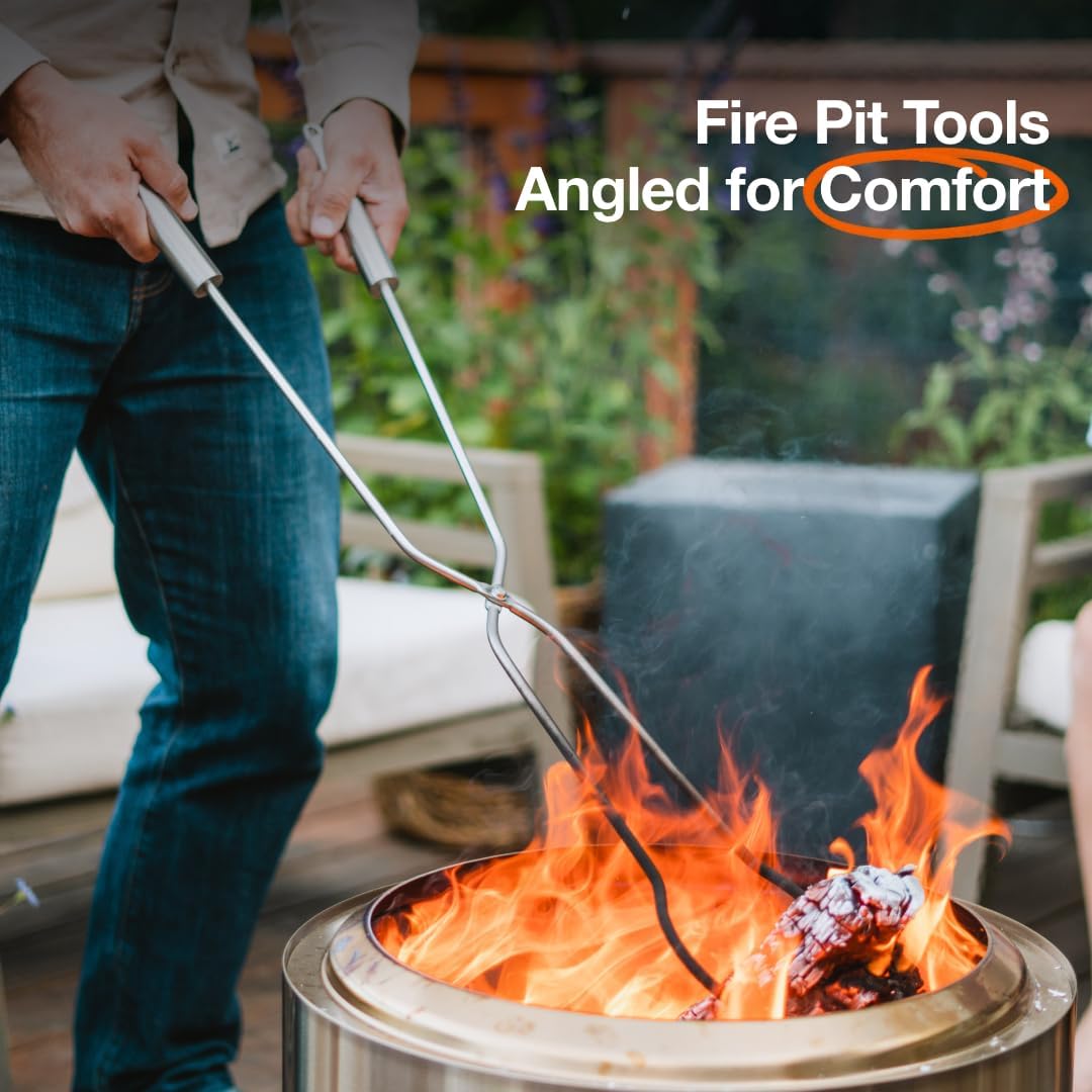Solo Stove Roasting Sticks and Fire Pit Poker - Firewood Accessories for Outdoor and RV Fire Pits