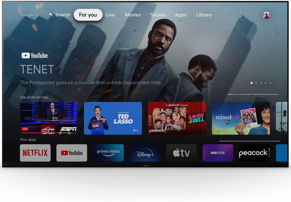 Sony XR55A95K 55' BRAVIA XR A95K 4K HDR OLED TV with Smart Google TV Bundle with Premium 4 YR CPS Enhanced Protection Pack