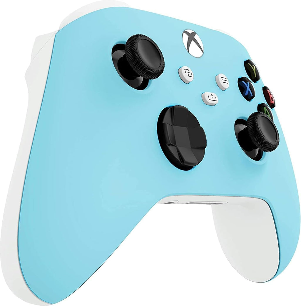 Custom Controllerzz Wireless Controller for Microsoft Xbox Series X/S & Xbox One - Custom Soft Touch Feel - Custom Xbox Series X/S Controller (X/S Baby Blue)