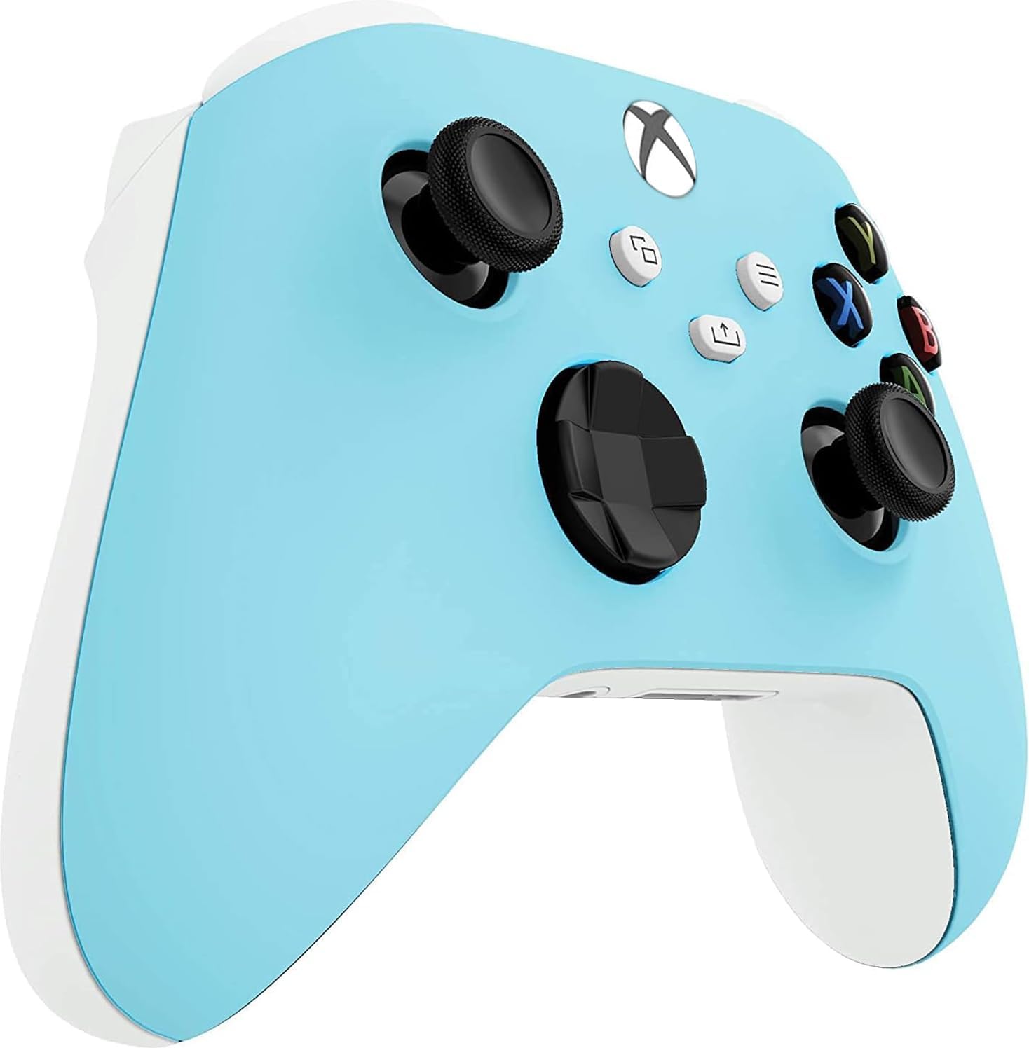 Custom Controllerzz Wireless Controller for Microsoft Xbox Series X/S & Xbox One - Custom Soft Touch Feel - Custom Xbox Series X/S Controller (X/S Baby Blue)