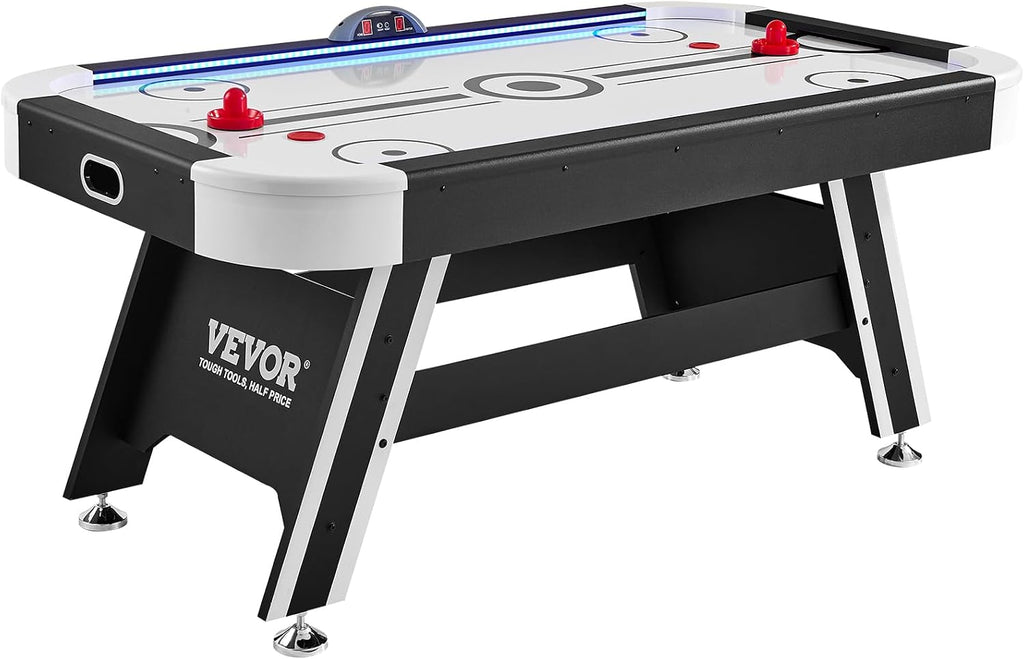 VEVOR 72' & 89' Air Hockey Tables w/LED Scoreboard, 88' 3-in-1 Multi-Game Table (Hockey/Billiards/Ping Pong) - Includes Pucks, Pushers & All Accessories for Game Room & Family | for Adult, Children, Elder