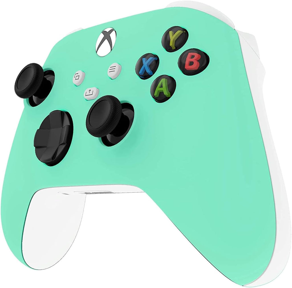 Custom Controllerzz Wireless Controller for Microsoft Xbox Series X/S & Xbox One - Custom Soft Touch Feel - Custom Xbox Series X/S Controller (X/S Green Mint)