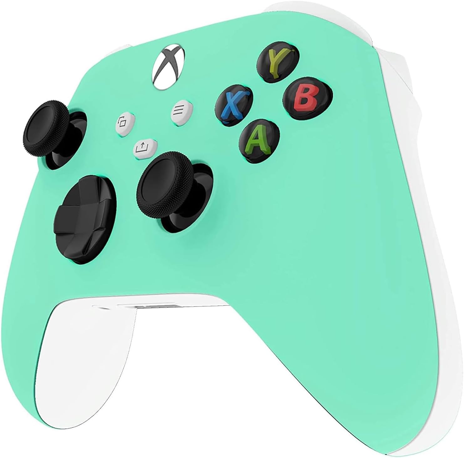 Custom Controllerzz Wireless Controller for Microsoft Xbox Series X/S & Xbox One - Custom Soft Touch Feel - Custom Xbox Series X/S Controller (X/S Green Mint)