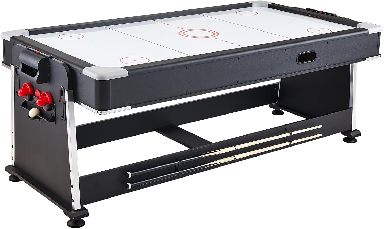 VEVOR 72' & 89' Air Hockey Tables w/LED Scoreboard, 88' 3-in-1 Multi-Game Table (Hockey/Billiards/Ping Pong) - Includes Pucks, Pushers & All Accessories for Game Room & Family | for Adult, Children, Elder