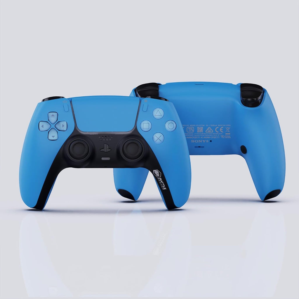 Battle Beaver Basic Pick Controller for PS5 with Rumbles In, TMR, X/O Rear Buttons, Carrying Case Grey Camo [video game] [video game] [video game] [video game]