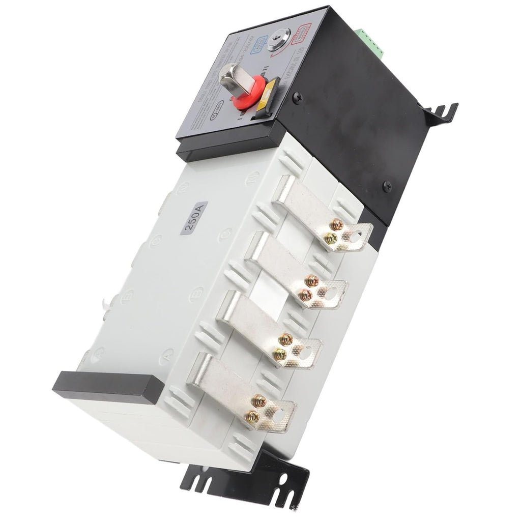 Generator Transfer Switch Isolated 2in 1out Mechanical Interlock Design Power Automatic Transfer Switch AC400V 250A (250A)