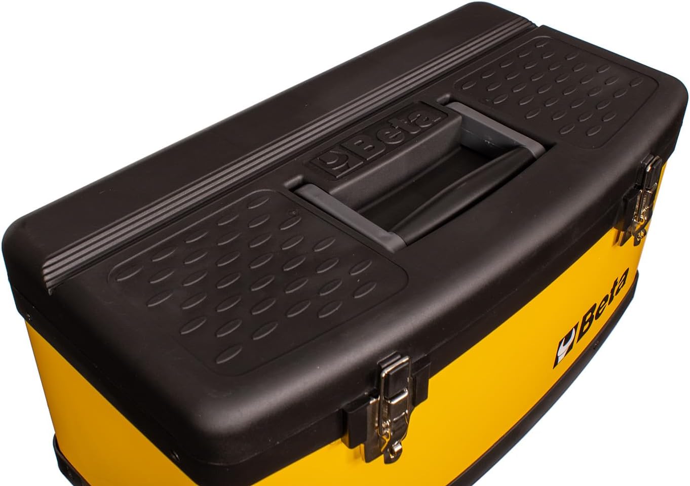 Beta C41H Two-Module Rolling Tool Chest, Detachable Tool Box, Telescopic Handles, Yellow