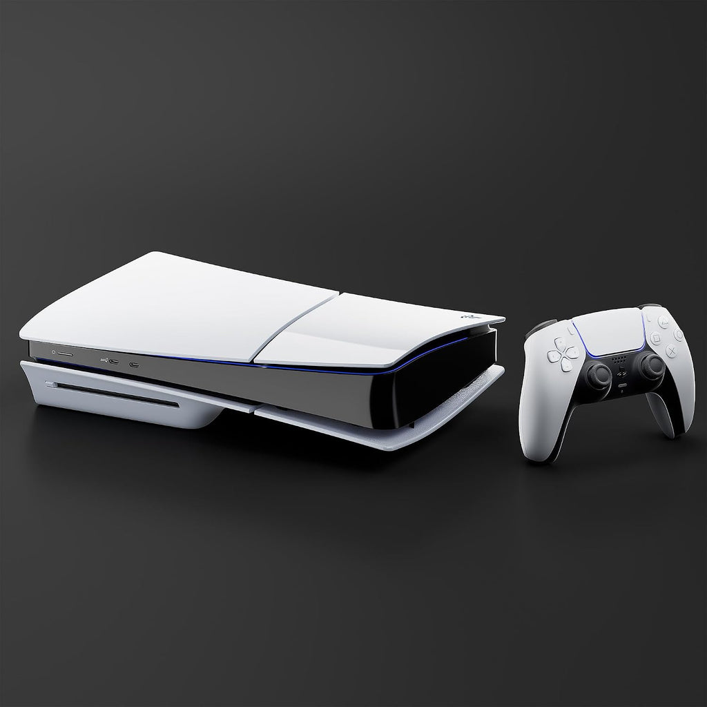 PlayStation 5 Slim Disc 3TB SSD Edition Bundle with The Last of Us Remastered and Mytrix 8K HDMI2.1 Cable - PS5, White