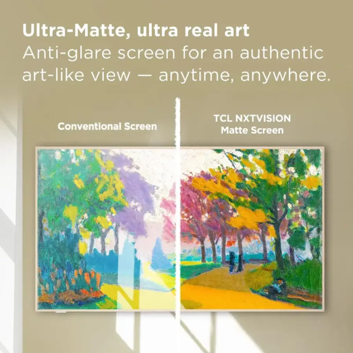 TCL 55A300W 55' Class A300W NXTFRAME Series 4K QLED Frame TV (Renewed)
