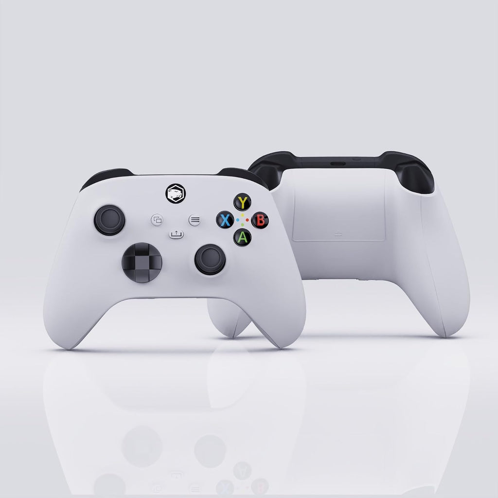 Battle Beaver Super Stock Controller for Xbox Series X/S with Rumbles In, TMR, Carrying Case Robot White [video game] [video game] [video game]