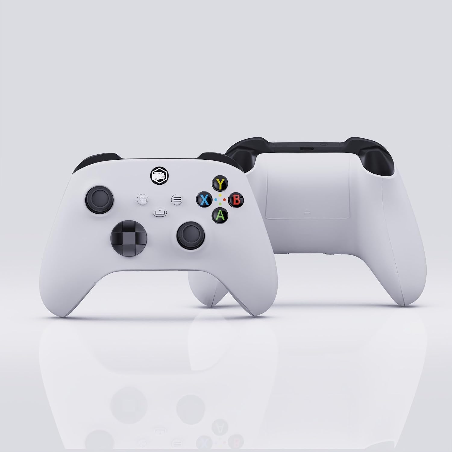 Battle Beaver Super Stock Controller for Xbox Series X/S with Rumbles In, TMR, Carrying Case Robot White [video game] [video game] [video game]