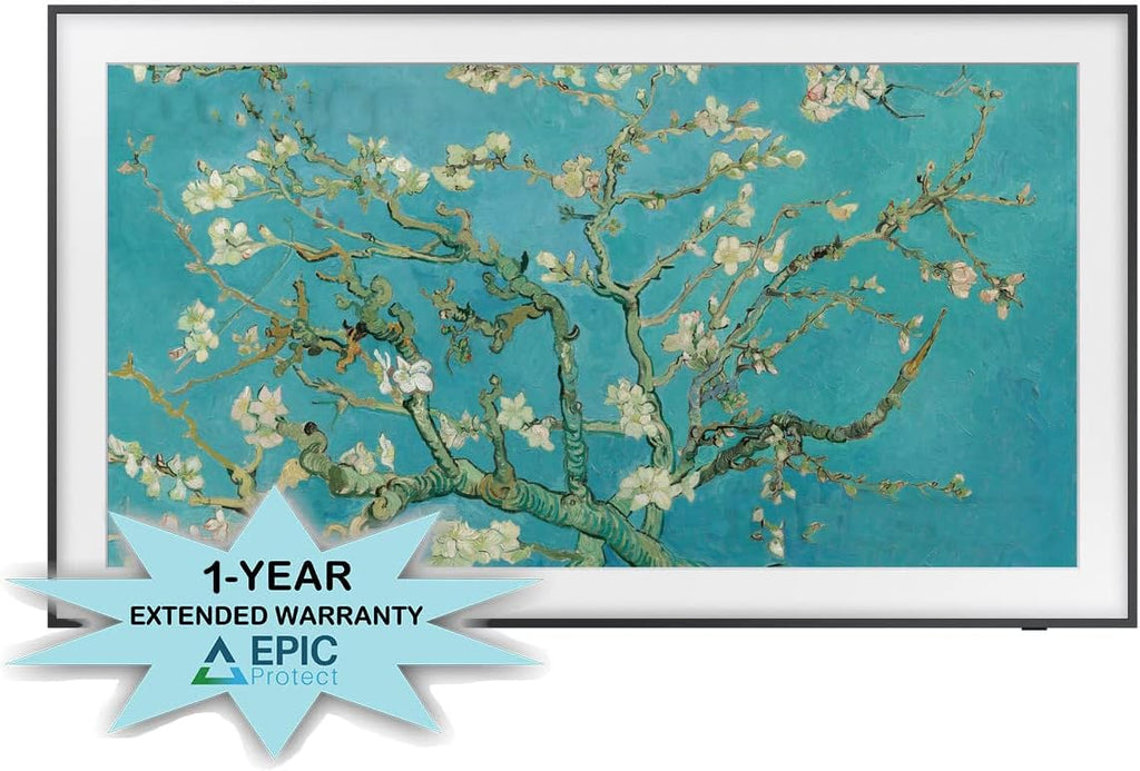 SAMSUNG QN55LS03BAFXZA 55' The Frame 4K UltraHD Smart QLED TV with an Additional 1 Year Coverage by Epic Protect (2022)