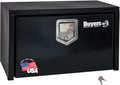 Buyers Products 1703150 Black Steel Underbody Truck Box with Paddle Latch, 14 x 12 x 24 Inch