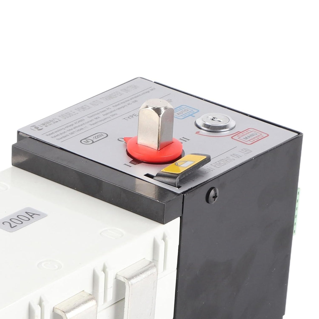 Generator Transfer Switch Isolated 2in 1out Mechanical Interlock Design Power Automatic Transfer Switch AC400V 250A (200A)