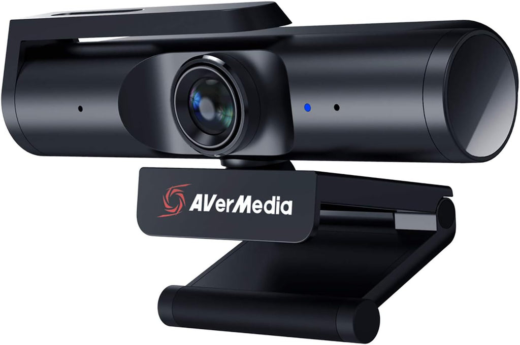 AVerMedia 4K webcam for PC, Gaming Camera for Streaming, Video Calls, Built-in Mic, Privacy Cover, for Teams, Google Meet, Zoom, OBS and more, for PC/Mac - PW513 Live Streamer CAM