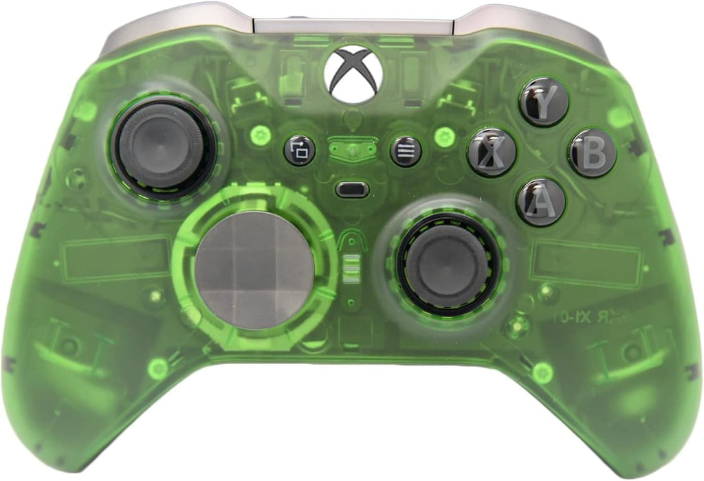 Elite 2 Custom Controller for PC, Windows 10+ Series X/S & One (Clear Green)