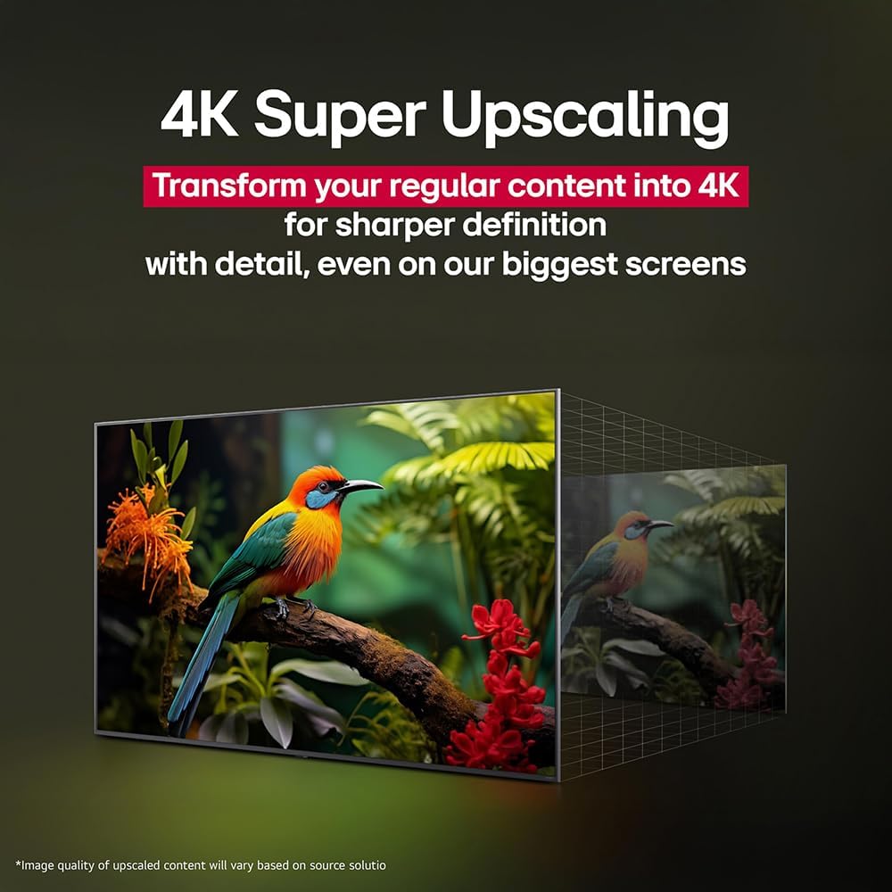 LG 55UA7700PUB 55 Inch UA77 LED AI 4K UHD Smart webOS TV 2025 Bundle with SKM1 2.0 Ch. Soundbar, 37'-70' TV Wall Mount, 6-Outlet Surge Adapter & Deco Gear Complete Home Theater Beginner's Guidebook