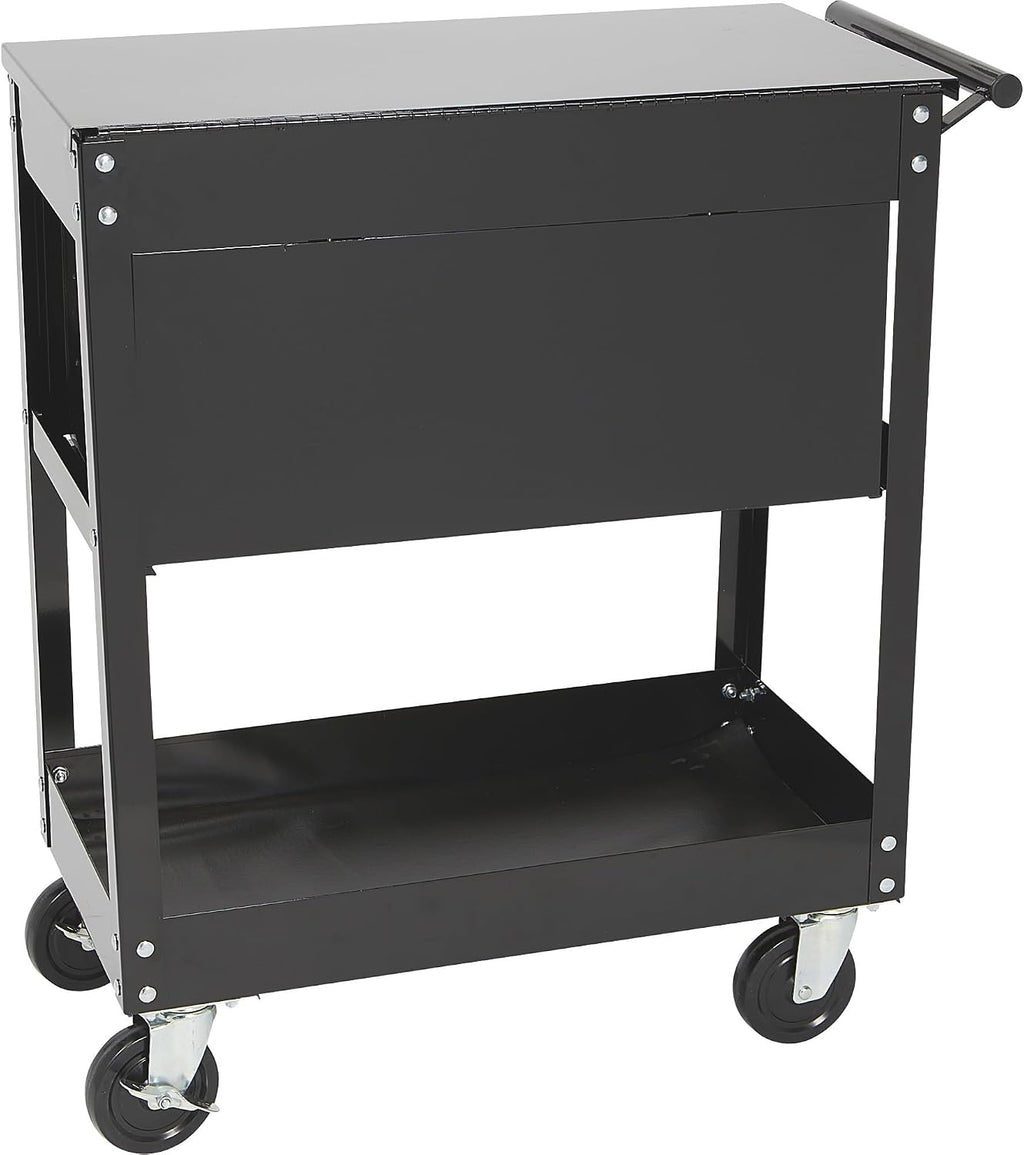 Ironton Mobile Tool Chest, Slide Top Tool Cart Made of Rust-Resistant Powder-Coat Finish, Mobile with Fully Opening Lid, Four Locking Drawers, Rolling Tool Carts Tool Cart with Drawers