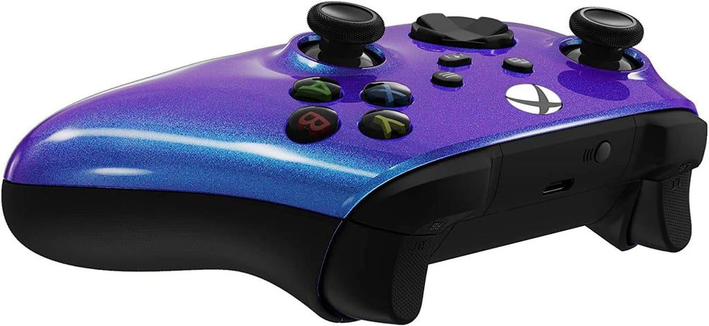 Custom Controllerzz Wireless Controller for Microsoft Xbox Series X/S & Xbox One - Custom Soft Touch Feel - Custom Xbox Series X/S Controller (X/S Chameleon)