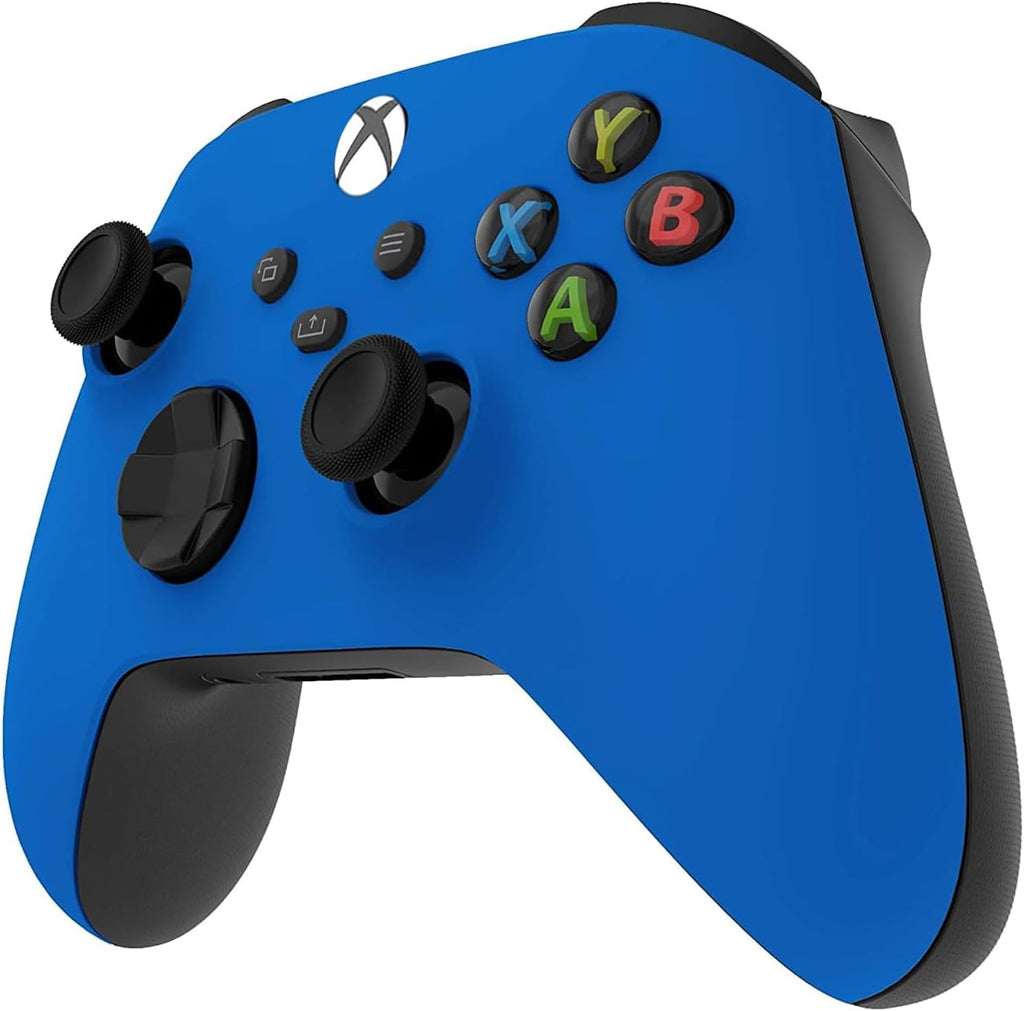 Custom Controllerzz Wireless Controller for Microsoft Xbox Series X/S & Xbox One - Custom Soft Touch Feel - Custom Xbox Series X/S Controller (X/S Blue)