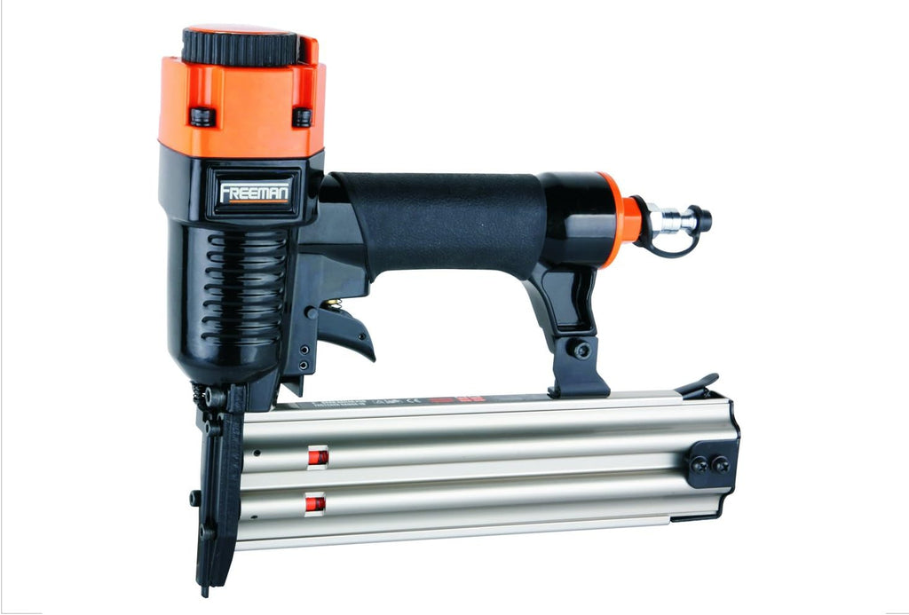 Freeman P9PCK Complete Pneumatic Framing and Finishing Nailer and Stapler Kit with Bags and Fasteners (9-Piece)