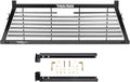 RealTruck Backrack Louvered Rack Frame + Hardware Kit for use w/ 31' Toolbox, Combo | No Drill, Black | 12700 & 30201TB31 | Fits 1999-2016 Ford F-250/F-350/F-450