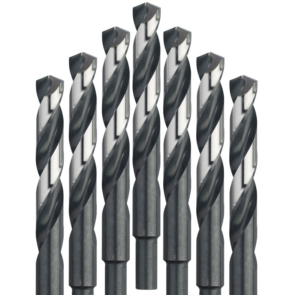 Champion Cutting Tool Brute Platinum 29 Piece 1/16-1/2' x 64ths HSS Mechanics Length Twister-XL28 Drill Bit Set-135 Degree Split Point, Water Resistant Index-MADE IN USA