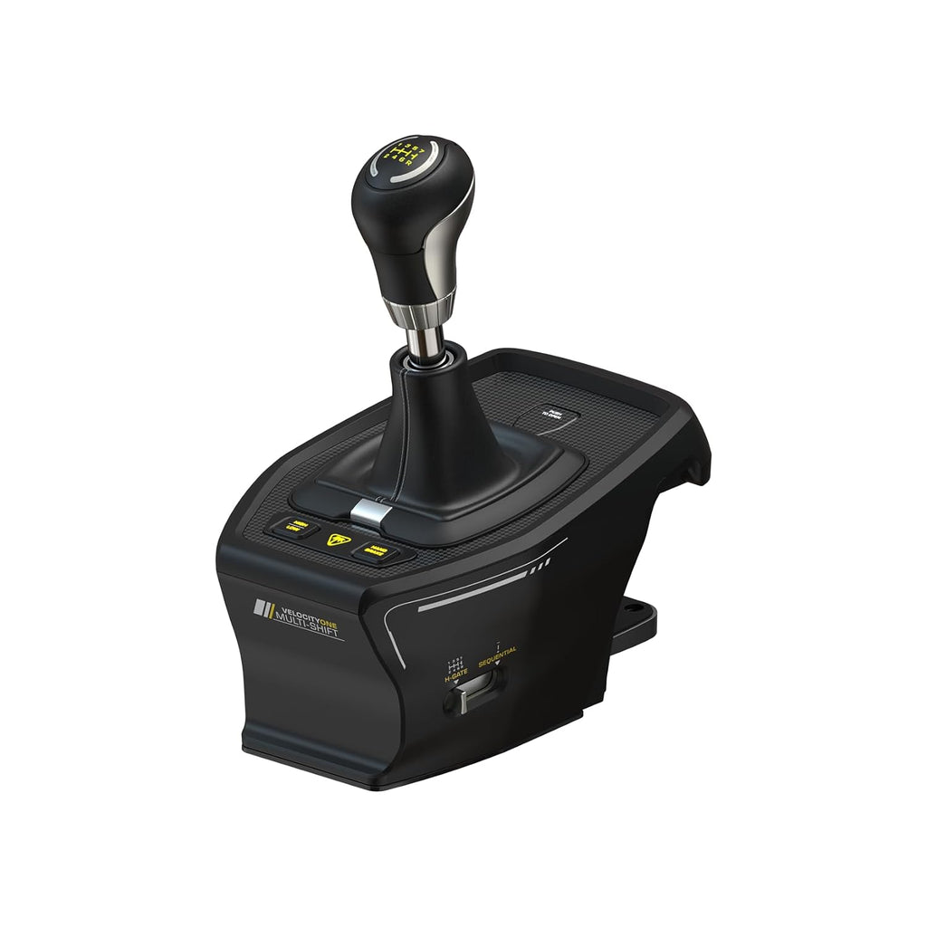 Turtle Beach VelocityOne Multi-Shift Sim Racing Shifter & Handbrake for Windows PC, Xbox Series X|S & Xbox One – 7-Gear + R H-Gate & Sequential Shifter, Handbrake, Hall-Effect Magnetic Sensors – Black