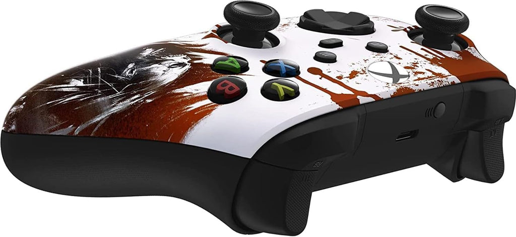 Custom Controllerzz Wireless Controller for Microsoft Xbox Series X/S & Xbox One - Custom Soft Touch Feel - Custom Series X/S Controller (X/S Bloody Zombie)