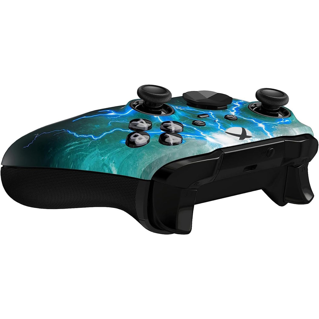 Custom Controllerzz Elite Series 2 Controller Compatible With Xbox One, Xbox Series S, and Xbox Series X (Green Skies)