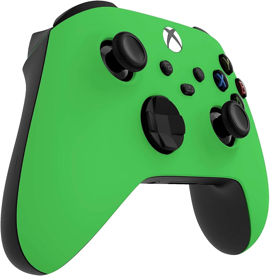 Custom Controllerzz Wireless Controller for Microsoft Xbox Series X/S & Xbox One - Custom Soft Touch Feel - Custom Xbox Series X/S Controller (X/S Green)