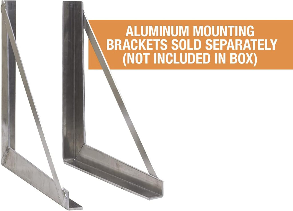 Buyers Products 1705148 Diamond Tread Aluminum Underbody Truck Tool Box, 14 x 12 x 16, Made in USA, .100 in. Thick, Corrosion-Resistant, Locking Compression Latch – Secure Storage for Work Trucks