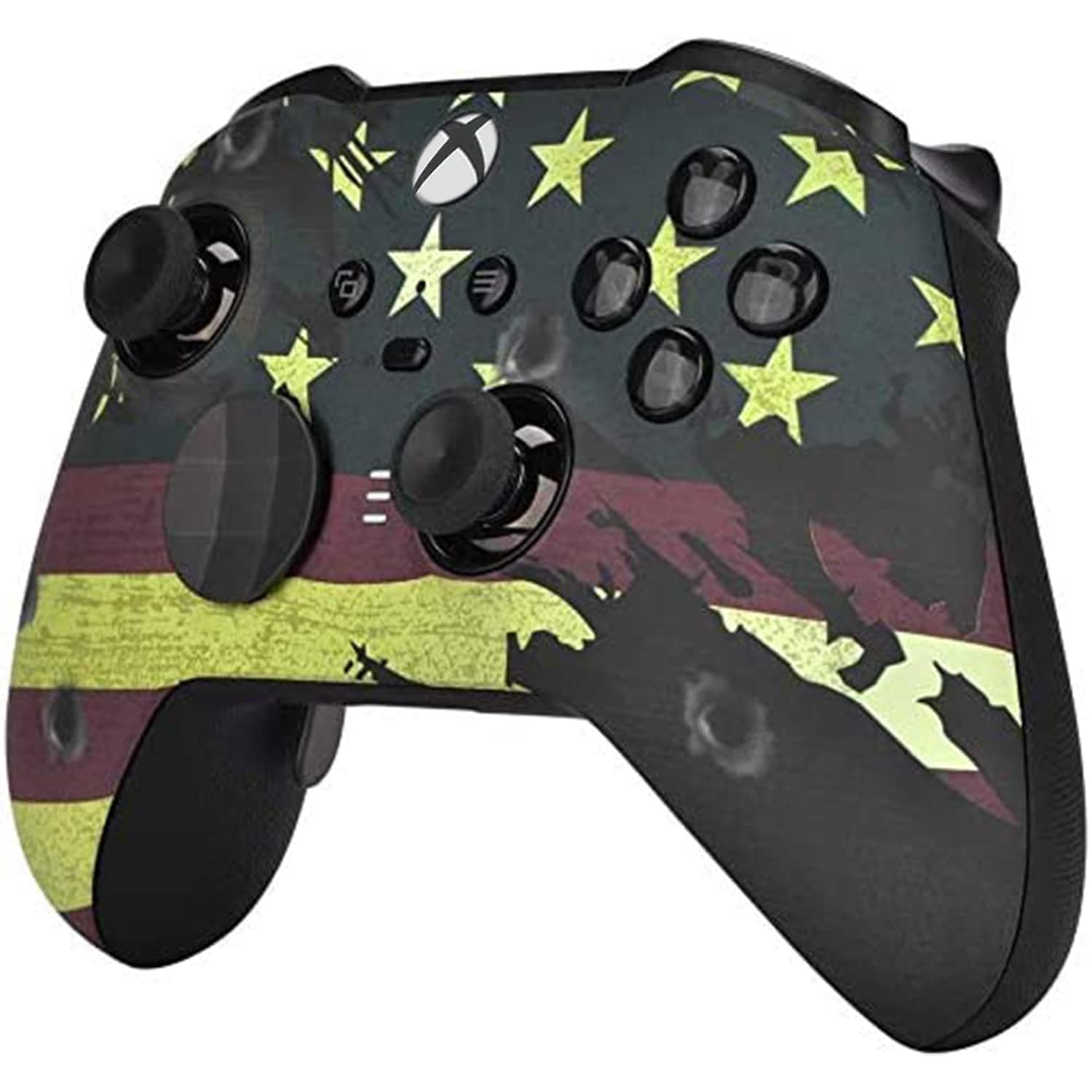 Custom Controllerzz Elite Series 2 Controller Compatible With Xbox One, Xbox Series S and Xbox Series X (US Flag)