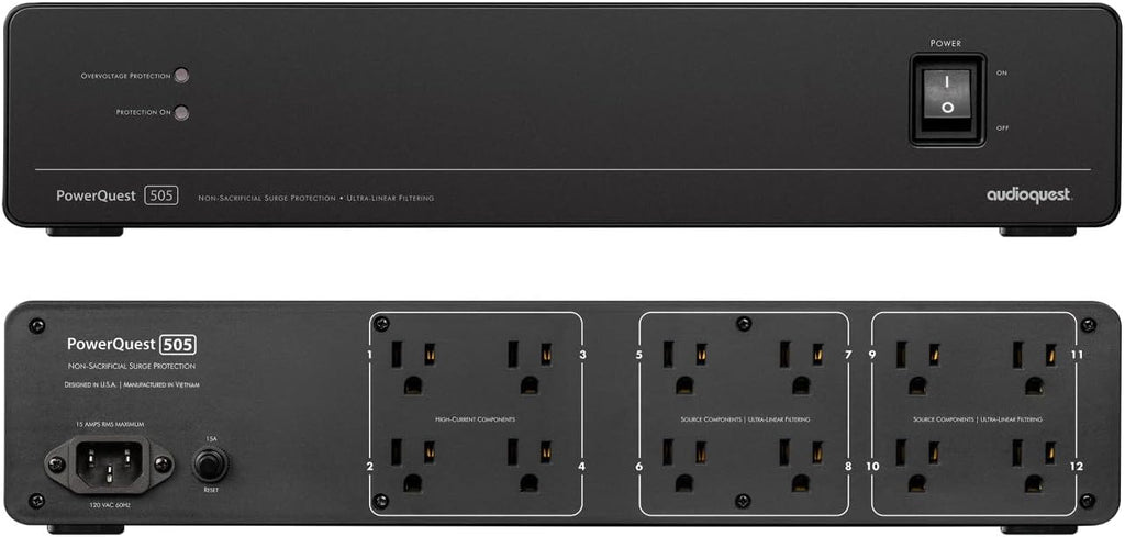Samsung 65-Inch Class OLED S90F 4K Smart TV NQ4 AI Gen3 Processor, 4K AI Upscaling Pro, OLED HDR + Bundle with an AudioQuest PQ505NA PowerQuest 505 12 Outlet Surge Protector (2025)