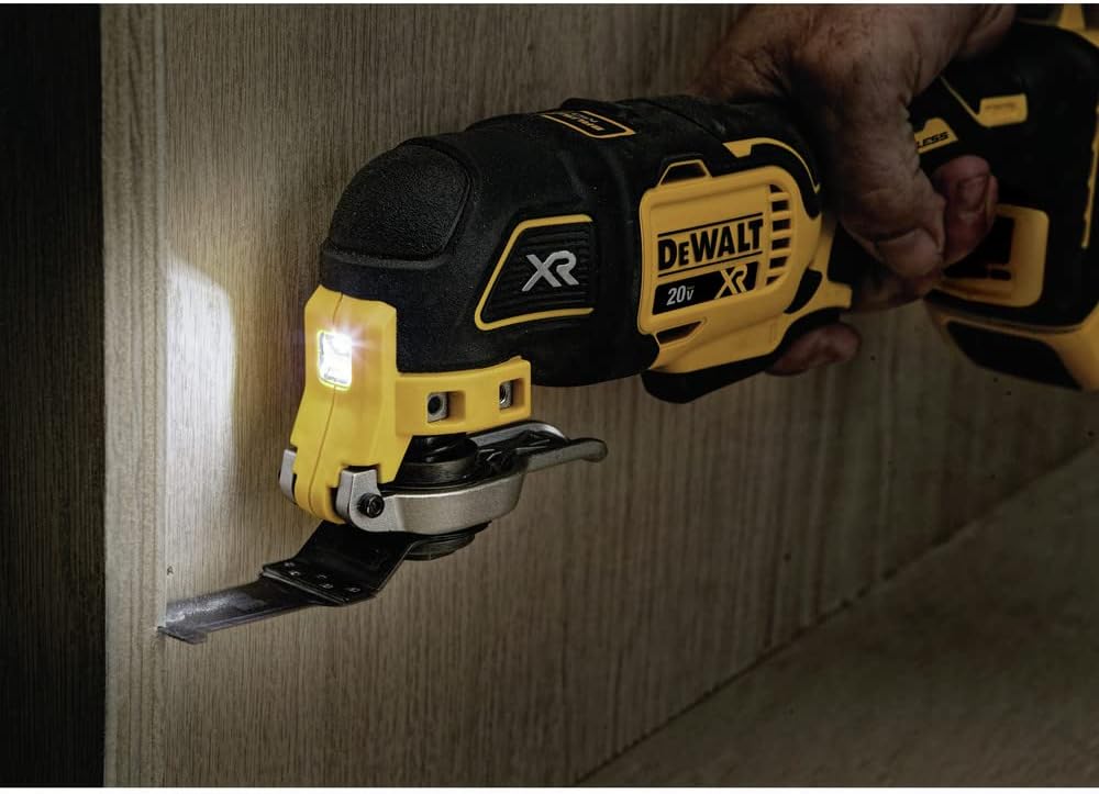 DEWALT DCS356BR 20V MAX XR Brushless Lithium-Ion 3-Speed Cordless Oscillating Multi-Tool (Tool Only) (Renewed)