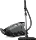 Miele Blizzard CX1 Pure Suction Bagless Canister Vacuum Cleaner with AllTeQ Universal Floorhead and Parquet Twister Floorhead, 1200 W, Graphite Gray – 10829430