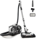 Kenmore DC5070 500 Series Bagless Canister Vacuum with Hair Eliminator Brushroll，2-Motor Cyclonic Technology, HEPA Filtration & 24' Auto Cord Rewind for Pet, Carpets, Hard Floors, Stairs, White