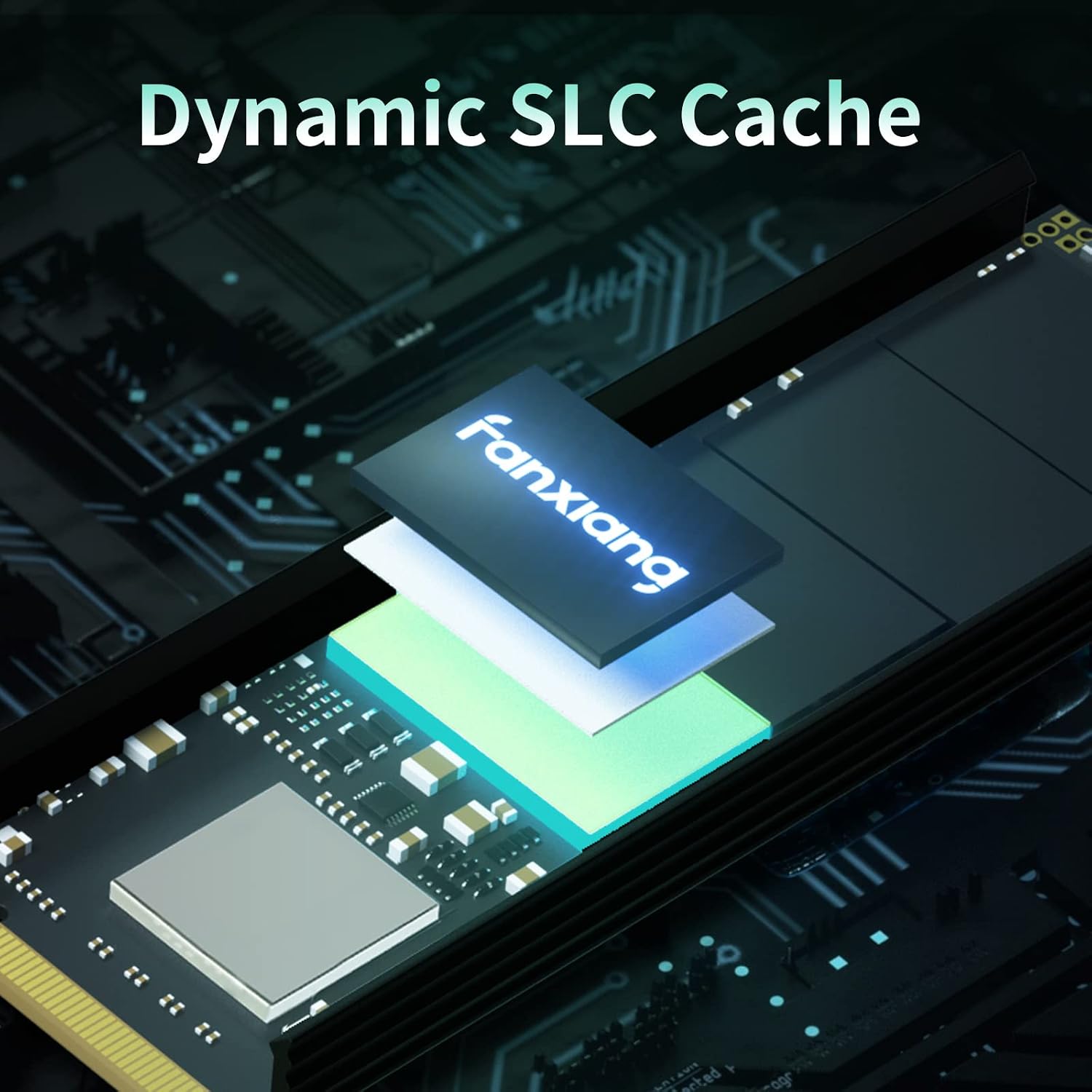 fanxiang S660 PCIe 4.0 1TB NVMe M.2 SSD for PS5 with Heatsink, Up to 5000MB/s, Internal Gaming SSD NAND SLC Cache Suitable for PS5 Enthusiasts, Technology Enthusiasts, IT Professionals