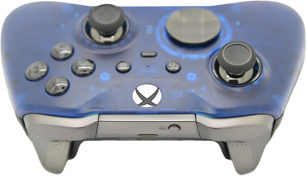 Elite 2 Custom Controller for PC, Windows 10+ Series X/S & One (Clear Blue)