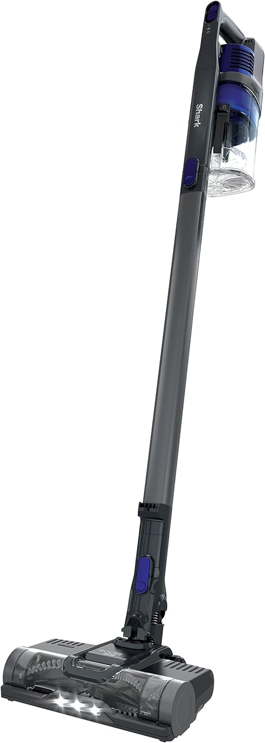 Shark Rocket Lightweight Cordless Stick Vacuum (IX141), 7.5 lbs, Blue Iris (Renewed)