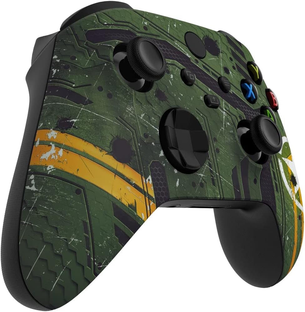 Custom Controllerzz Wireless Controller for Microsoft Series X/S & One - Custom Soft Touch Feel - Custom Series X/S Controller (X/S WWII v2)