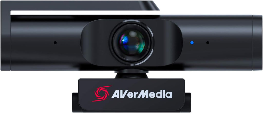 AVerMedia 4K webcam for PC, Gaming Camera for Streaming, Video Calls, Built-in Mic, Privacy Cover, for Teams, Google Meet, Zoom, OBS and more, for PC/Mac - PW513 Live Streamer CAM