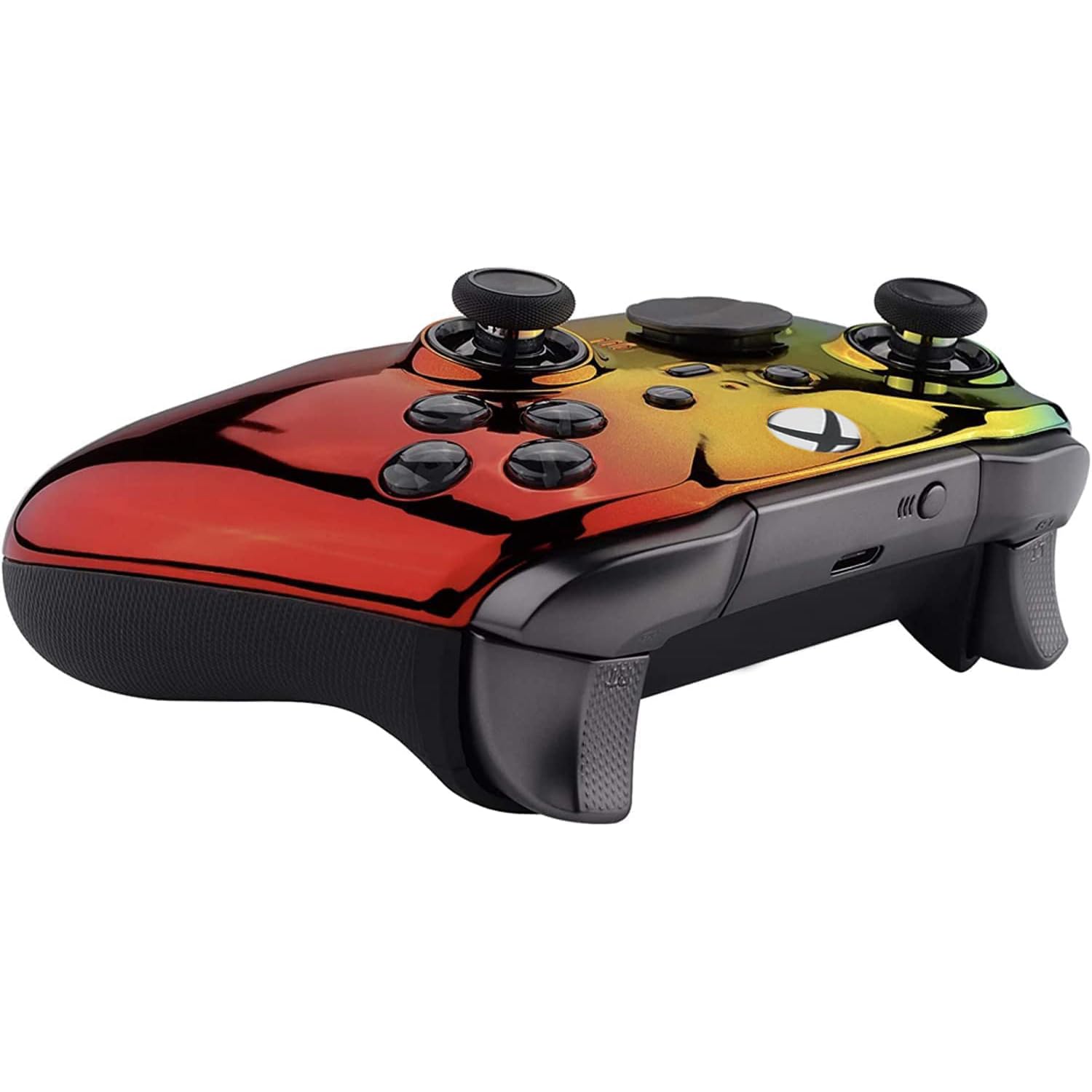 Custom Controllerzz Elite Series 2 Controller Compatible With Xbox One, Xbox Series S and Xbox Series X (Rainbow Chrome)