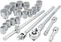 CRAFTSMAN Mechanics Tool Set, 3/4 Inch Drive, Ratchet, Sockets, Extension Bars, T-Handle, 22 Piece (CMMT17904)