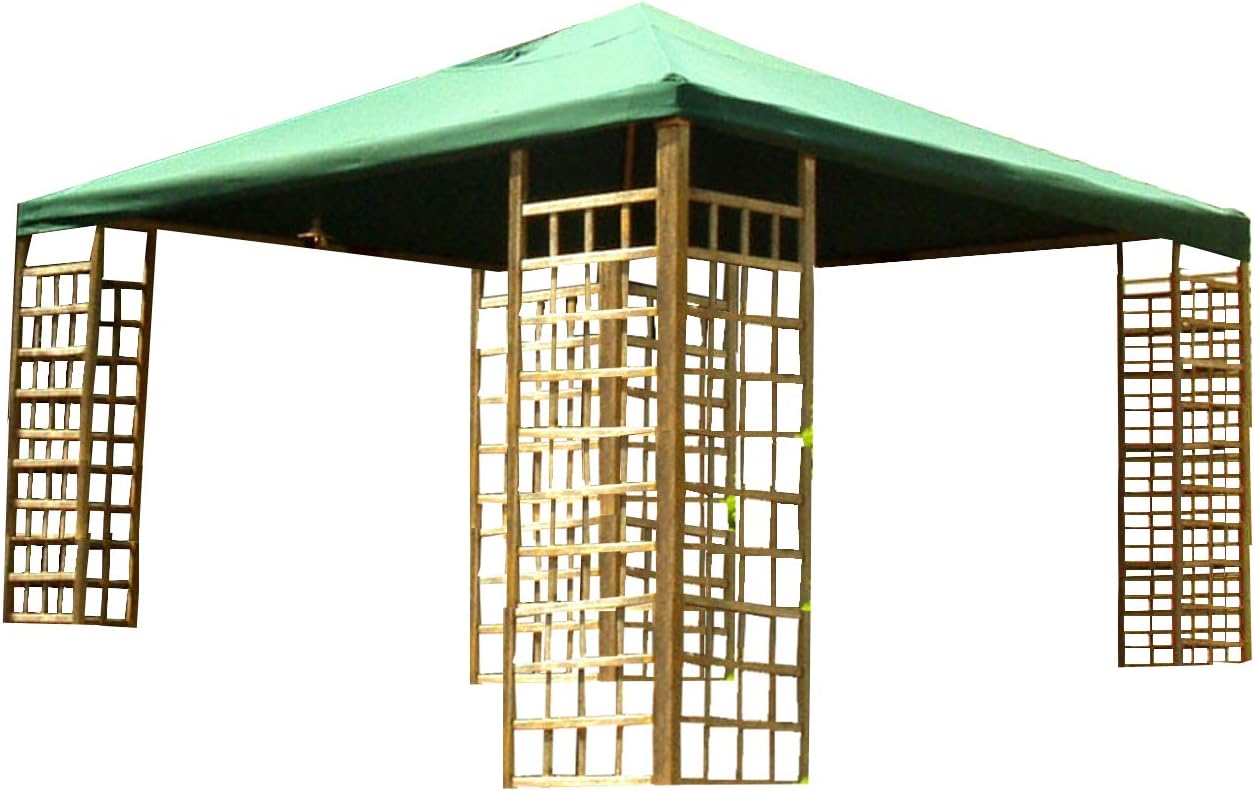12ft Wood Gazebo Replacement Canopy Top Cover