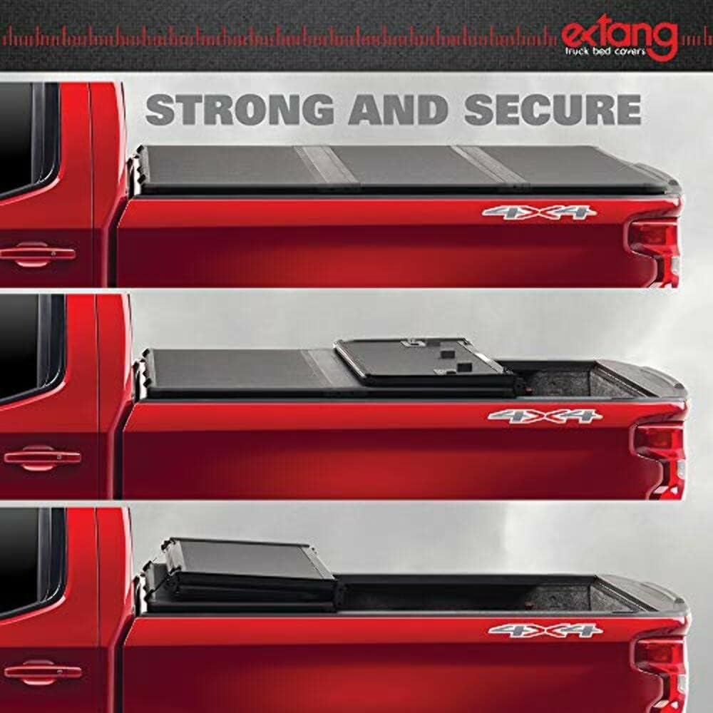 RealTruck Extang Solid Fold 2.0 Toolbox Hard Folding Truck Bed Tonneau Cover | 84430 | Fits 2009 - 2018, 19'-24' Classic Body 1500 Dodge Ram 1500/2500/3500 6' 4' Bed (76.3')