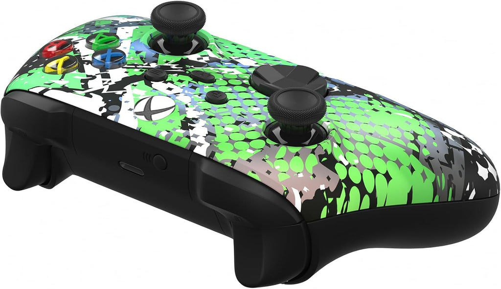 Custom Controllerzz Wireless Controller for Microsoft Xbox Series X/S & Xbox One - Custom Soft Touch Feel - Custom Series X/S Controller (X/S Swamp Fade)