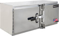 Buyers Products 1762603, 18x18x48 Smooth Aluminum Underbody Truck Tool Box with Double Barn Door, Heavy‑Duty 0.125 in Aluminum, Cam‑Lock Hardware, Rain Gutter Seal, Universal Mount
