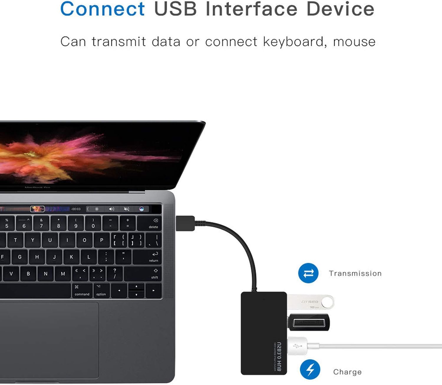 USB Hub 4 Port USB 3.0 Adapter Ultra Slim Portable Data Docking Station for Phone U Disk Printer Hard DiskKeyboard Mouse Gaming Equipment